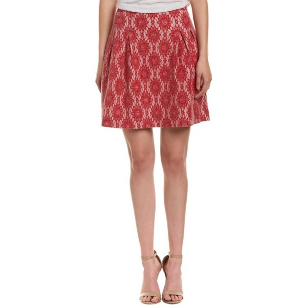 Maje mini lace skirt